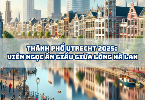 Thành phố Utrecht 2025: Viên ngọc ẩn giấu giữa lòng Hà Lan